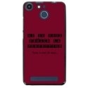 TPU150FHELIUMPERFECTIONBORDEA - Coque souple pour Archos 50F Helium avec impression Motifs frôler la perfection bordeau