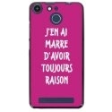 TPU150FHELIUMRAISONFUSHIA - Coque souple pour Archos 50F Helium avec impression Motifs marre d'avoir raison fushia