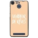 TPU150FHELIUMVENDREVEBEIGE - Coque souple pour Archos 50F Helium avec impression Motifs vendeur de rêves beige