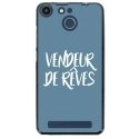 TPU150FHELIUMVENDREVEBLEU - Coque souple pour Archos 50F Helium avec impression Motifs vendeur de rêves bleu