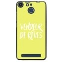 TPU150FHELIUMVENDREVEJAUNE - Coque souple pour Archos 50F Helium avec impression Motifs vendeur de rêves jaune