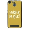 TPU150FHELIUMVENDREVEOR - Coque souple pour Archos 50F Helium avec impression Motifs vendeur de rêves or