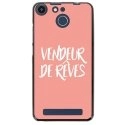 TPU150FHELIUMVENDREVEROSE - Coque souple pour Archos 50F Helium avec impression Motifs vendeur de rêves rose