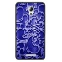 TPU1LENOVOBARABESQUEBLEU - Coque souple pour Lenovo B avec impression Motifs arabesque bleu