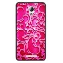 TPU1LENOVOBARABESQUEFUSHIA - Coque souple pour Lenovo B avec impression Motifs arabesque fushia