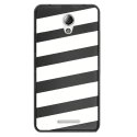 TPU1LENOVOBBANDESBLANCHES - Coque souple pour Lenovo B avec impression Motifs bandes blanches