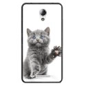 TPU1LENOVOBCHATYEUXBLEU - Coque souple pour Lenovo B avec impression Motifs chat yeux bleus