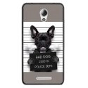 TPU1LENOVOBDOGPRISONOS - Coque souple pour Lenovo B avec impression Motifs bulldog prisonnier os