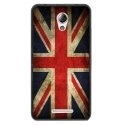 TPU1LENOVOBDRAPUKVINTAGE - Coque souple pour Lenovo B avec impression Motifs drapeau UK vintage