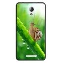 TPU1LENOVOBESCARGOT - Coque souple pour Lenovo B avec impression Motifs escargot sur une tige