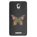 TPU1LENOVOBPAPILLONSEUL - Coque souple pour Lenovo B avec impression Motifs papillon psychédélique