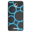 TPU1LENOVOBRONDSBLEUS - Coque souple pour Lenovo B avec impression Motifs ronds bleus