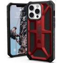 UAG-IP13PRO-MONAROUGE - Coque UAG iPhone 13 Pro série Monarch 5 couches antichoc et alliage métal rouge