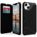 UAG-IP14PLUS-METROKEVL - Etui folio UAG iPhone 14 Plus série Metropolis Kevlar antichoc noir