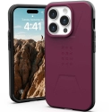 UAG-IP15PRO-CIVIBORD - Coque UAG iPhone 15 PRO série Civilian MagSafe antichoc coloris Bordeaux