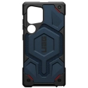 UAG-S24U-MONAKEVBLEU - Coque UAG Monarch Galaxy S24 Ultra Kevlar avec 5 couches antichoc et aluminium bleu