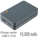 XTORM-ESSENTIAL10K - Batterie externe Xtorm Essential XE1101 de 10.000 mAh coloris gris