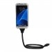 FLEXIBLEDATA-MICRONOIR - Cable et support flexible noir prise Micro-USB pour bureau et voiture