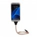 FLEXIBLEDATA-MICROROSE - Cable et support flexible rose prise Micro-USB pour bureau et voiture