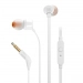 JBL-T110BLANC - Casque intra-auriculaire JBL T110 coloris blanc fiche jack 3,5 mm