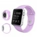 SILIWATCH42VIOLET - Bracelet de montre souple et résistant violet pour Apple Watch de 42 mm