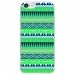 TPU0IPHONE7AZTEQUEBLEUVER - Coque souple pour Apple iPhone 7 avec impression Motifs aztèque bleu et vert