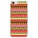 TPU0IPHONE7AZTEQUEJAUROU - Coque souple pour Apple iPhone 7 avec impression Motifs aztèque jaune et rouge