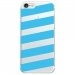 TPU0IPHONE7BANDESBLEUES - Coque souple pour Apple iPhone 7 avec impression Motifs bandes bleues