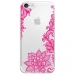 TPU0IPHONE7LACEFUSHIA - Coque souple pour Apple iPhone 7 avec impression Motifs Lace fushia