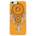 TPU0IPHONE7REVEORANGE - Coque souple pour Apple iPhone 7 avec impression Motifs attrape rêve sur fond orange