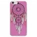 TPU0IPHONE7REVEROSE - Coque souple pour Apple iPhone 7 avec impression Motifs attrape rêve sur fond rose