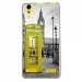 TPU0LK3CABINEUKJAUNE - Coque souple pour Lenovo K3 avec impression Motifs cabine téléphonique UK jaune