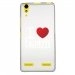 TPU0LK3COEURBREIZH - Coque souple pour Lenovo K3 avec impression Motifs coeur rouge I Love Breizh