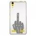 TPU0LK3MAINDOIGT - Coque souple pour Lenovo K3 avec impression Motifs doigt d'honneur