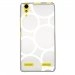 TPU0LK3RONDSBLANCS - Coque souple pour Lenovo K3 avec impression Motifs ronds blancs