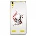 TPU0LK3SKULLTRIBAL - Coque souple pour Lenovo K3 avec impression Motifs tête de mort sur fond tribal