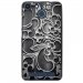 TPU150FHELIUMARABESQUENOIR - Coque souple pour Archos 50F Helium avec impression Motifs arabesque noir