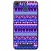 TPU150FHELIUMAZTEQUEBLEUVIO - Coque souple pour Archos 50F Helium avec impression Motifs aztèque bleu et violet