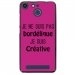 TPU150FHELIUMBORDELIQUEFUSHIA - Coque souple pour Archos 50F Helium avec impression Motifs Je ne suis pas bordélique fushia