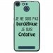 TPU150FHELIUMBORDELIQUETURQUO - Coque souple pour Archos 50F Helium avec impression Motifs Je ne suis pas bordélique turquoise