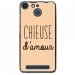 TPU150FHELIUMCHIEUSEBEIGE - Coque souple pour Archos 50F Helium avec impression Motifs Chieuse d'Amour beige