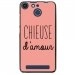 TPU150FHELIUMCHIEUSEROSE - Coque souple pour Archos 50F Helium avec impression Motifs Chieuse d'Amour rose