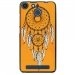 TPU150FHELIUMREVEORANGE - Coque souple pour Archos 50F Helium avec impression Motifs attrape rêve sur fond orange