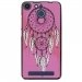 TPU150FHELIUMREVEROSE - Coque souple pour Archos 50F Helium avec impression Motifs attrape rêve sur fond rose