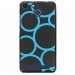 TPU150FHELIUMRONDSBLEUS - Coque souple pour Archos 50F Helium avec impression Motifs ronds bleus