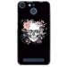 TPU150FHELIUMSKULLFLOWER - Coque souple pour Archos 50F Helium avec impression Motifs skull fleuri