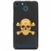 TPU150FHELIUMSKULLOR - Coque souple pour Archos 50F Helium avec impression Motifs tête de mort aspect or