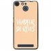 TPU150FHELIUMVENDREVEBEIGE - Coque souple pour Archos 50F Helium avec impression Motifs vendeur de rêves beige