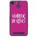 TPU150FHELIUMVENDREVEFUSHIA - Coque souple pour Archos 50F Helium avec impression Motifs vendeur de rêves fushia