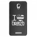 TPU1LENOVOBDRAPBREIZH - Coque souple pour Lenovo B avec impression Motifs drapeau Breton I Love Breizh